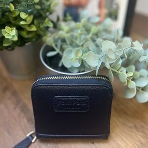 Pom Pom London mini chelsea wallet black NWOT